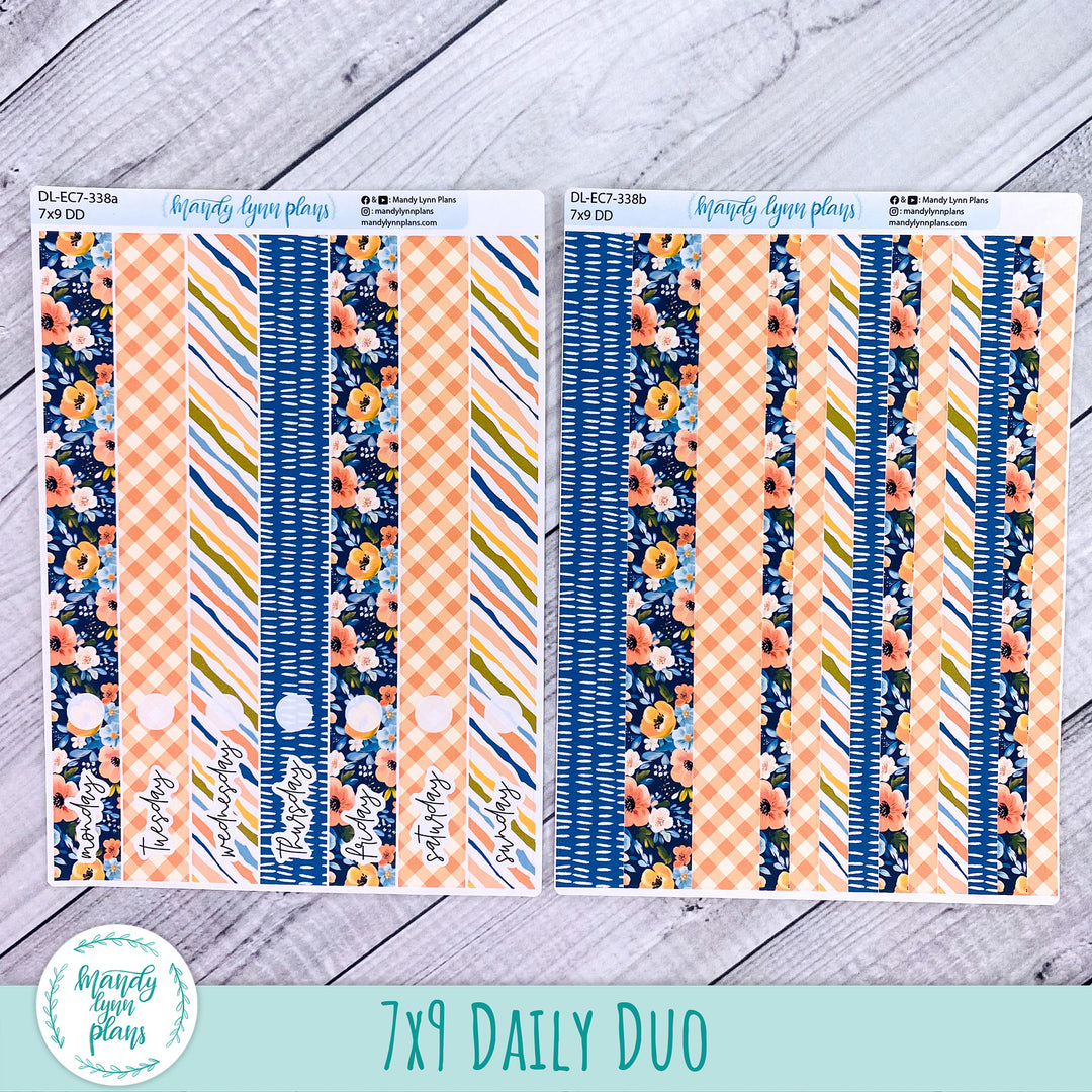 EC 7x9 Daily Duo Kit || Navy Bold Bloom || DL-EC7-338