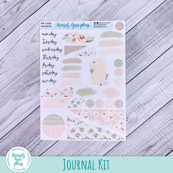 Peonies Journal Kit || WK-J-269
