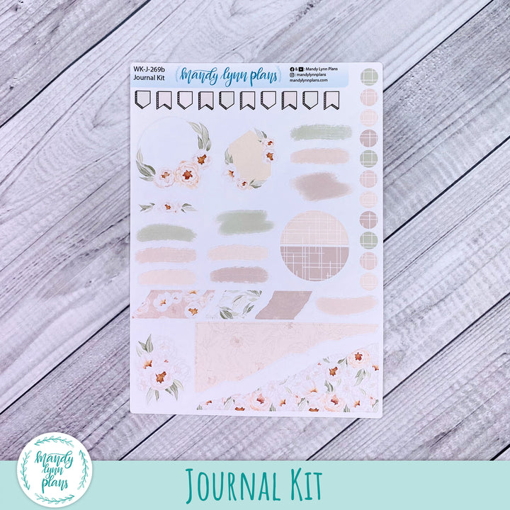 Peonies Journal Kit || WK-J-269