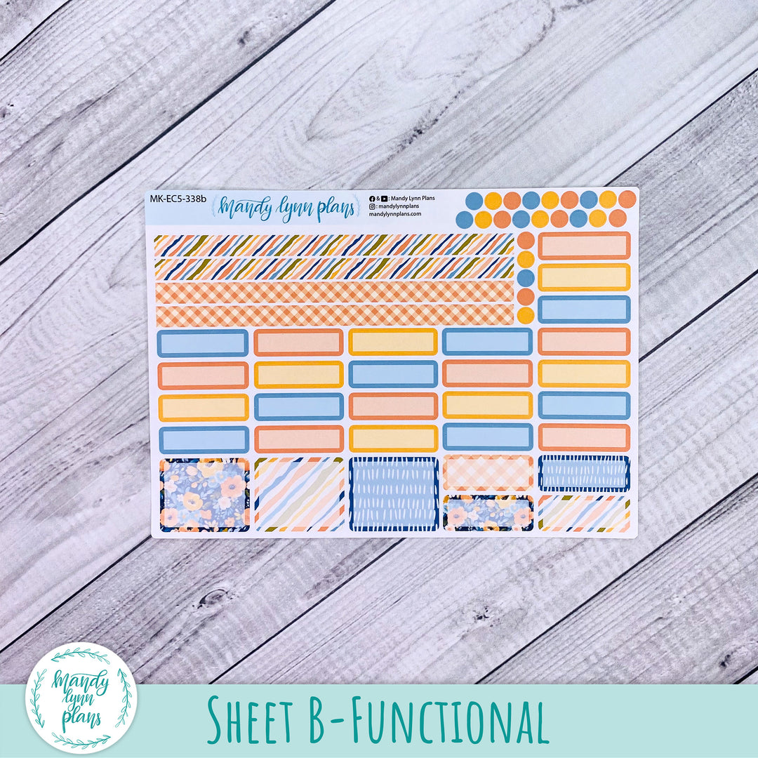 EC A5 November Monthly Kit || Navy Bold Bloom || MK-EC5-338
