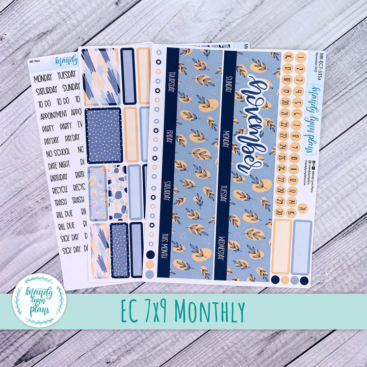 EC 7x9 November Monthly Kit || Abstract Botanicals || MK-EC7-335