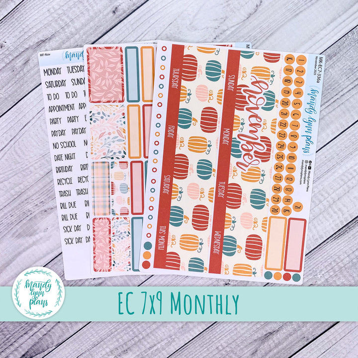 EC 7x9 November Monthly Kit || Boho Fall || MK-EC7-336