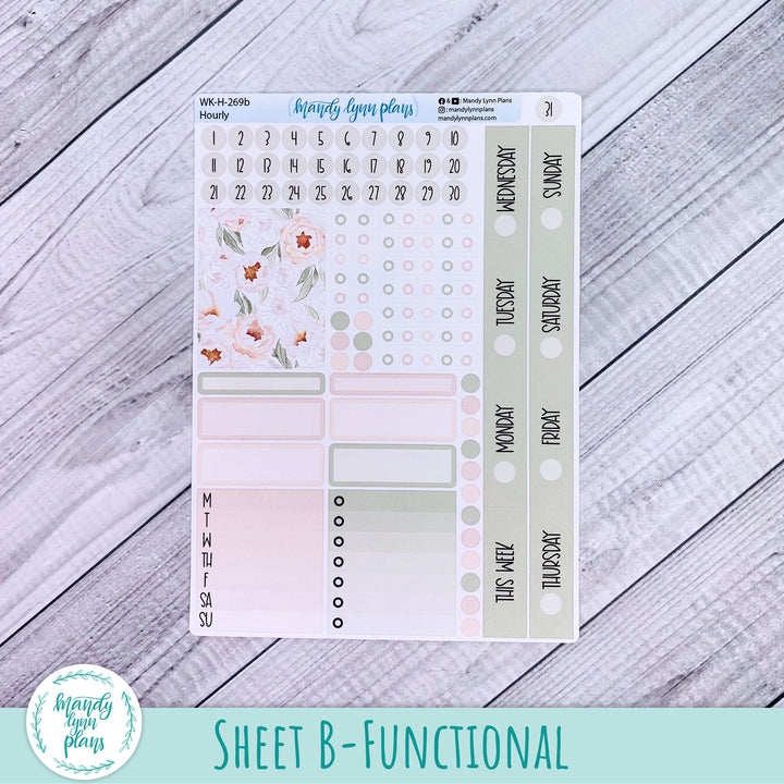 EC Hourly Weekly Kit || Peonies || WK-H-269