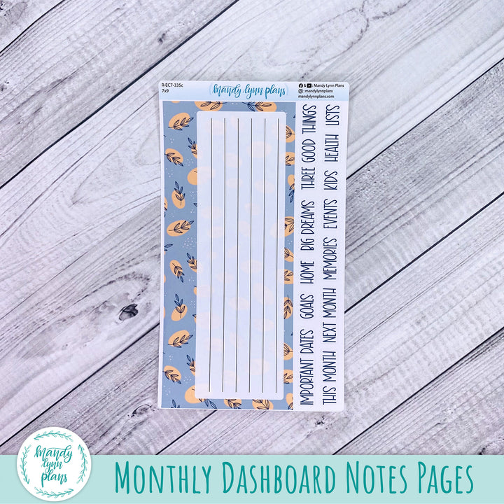 November EC 7x9 Dashboard Kit || Abstract Botanicals || R-EC7-335