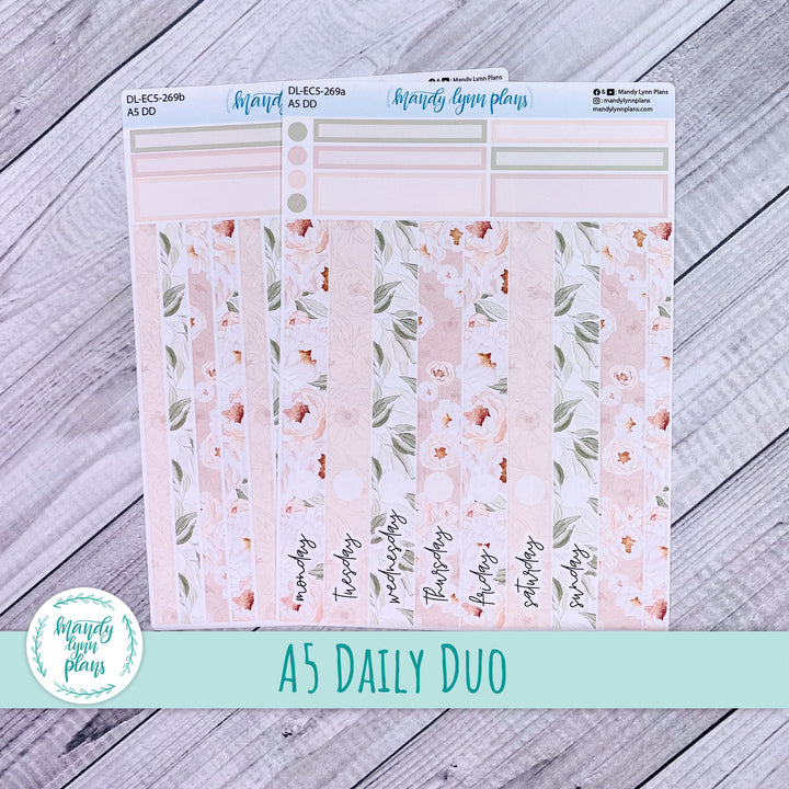 EC A5 Daily Duo Kit || Peonies || DL-EC5-269