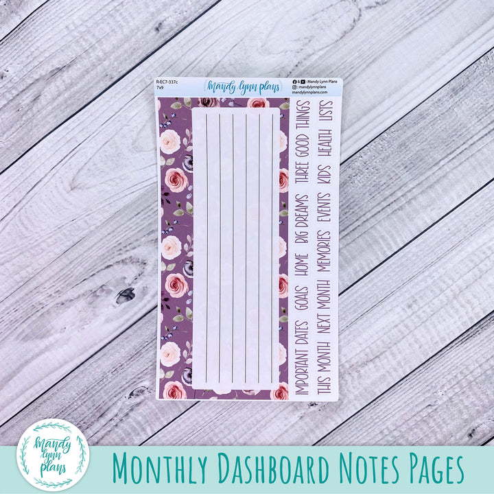 November EC 7x9 Dashboard Kit || Autumn Floral || R-EC7-337