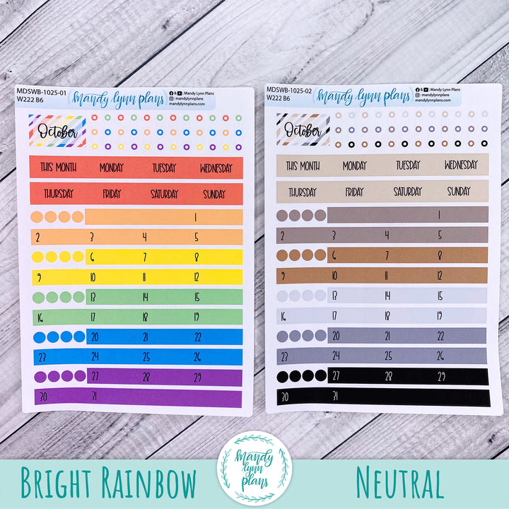 Basic Wonderland 222 Monthly Kits - Monday Start