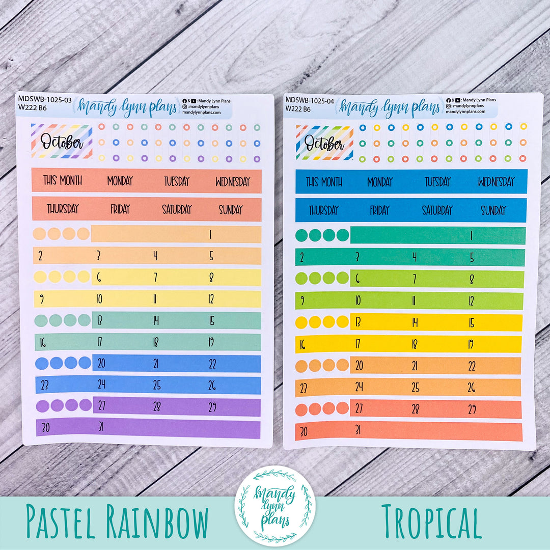 Basic Wonderland 222 Monthly Kits - Monday Start