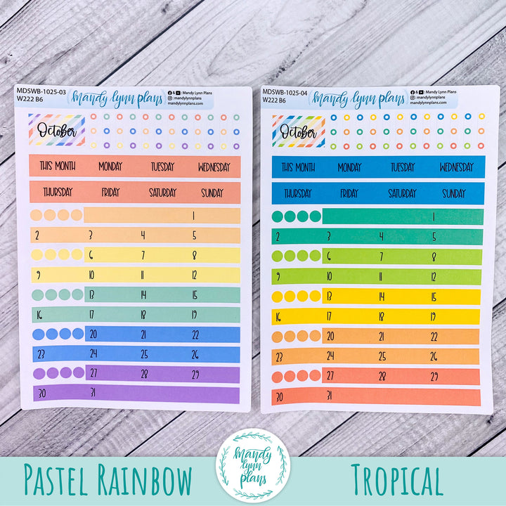 Basic Wonderland 222 Monthly Kits - Monday Start