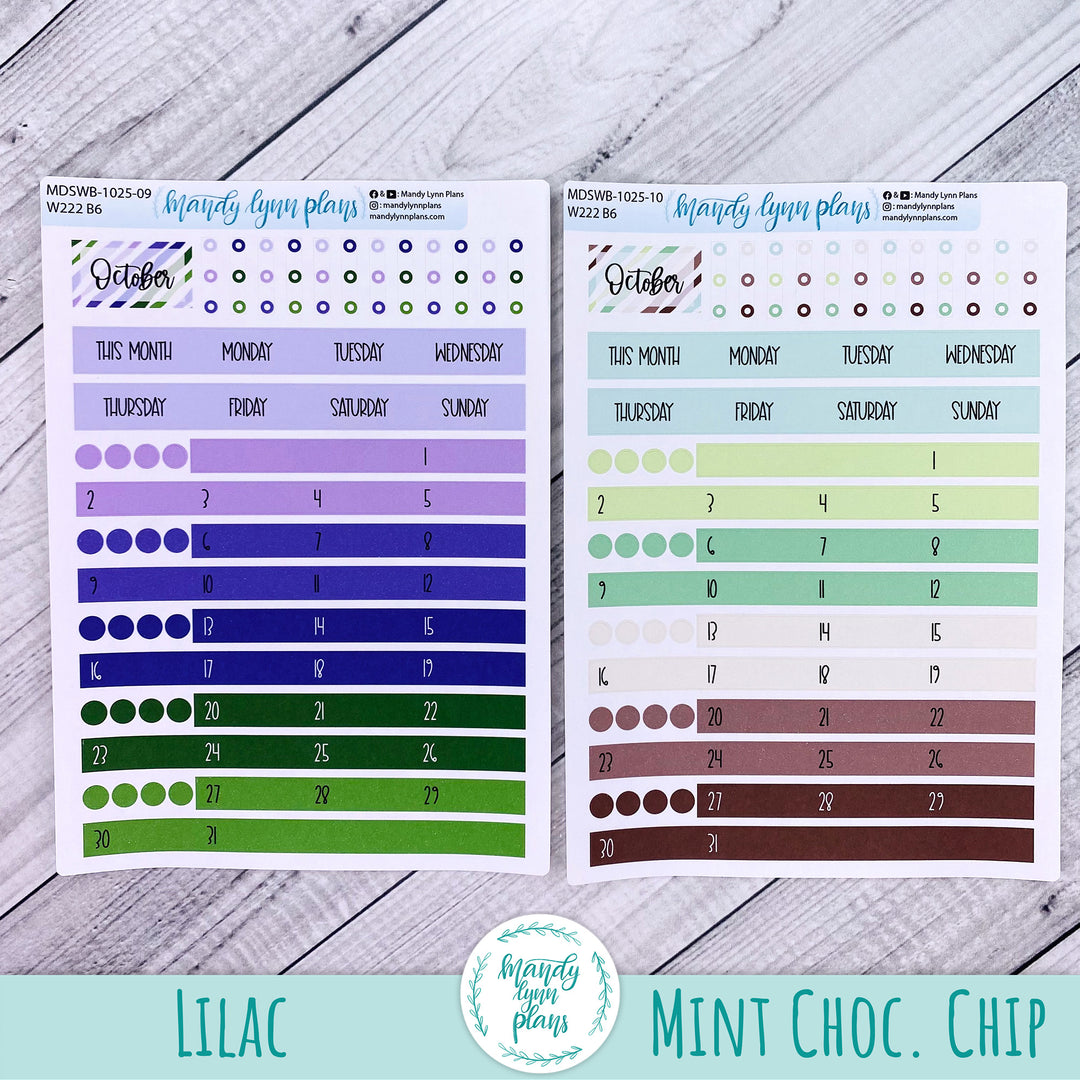 Basic Wonderland 222 Monthly Kits - Monday Start