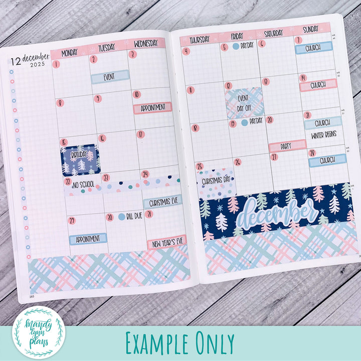 December 2025 Plans by Just Scribble Monthly || Old Fashioned Christmas || MK-A5P-340