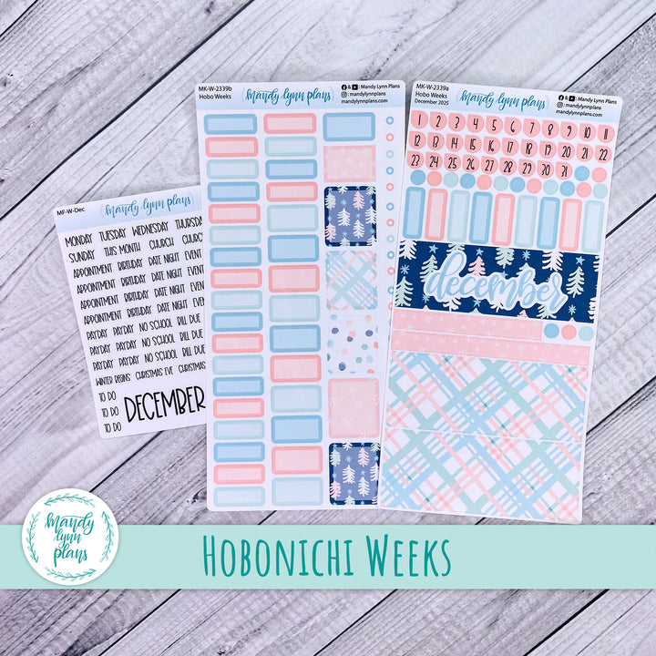 Hobonichi Weeks December 2025 Monthly Kit || Winter Cheer || MK-W-2339