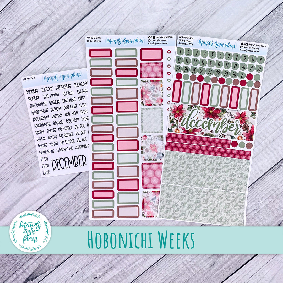 Hobonichi Weeks December 2025 Monthly Kit || Old Fashioned Christmas || MK-W-2340