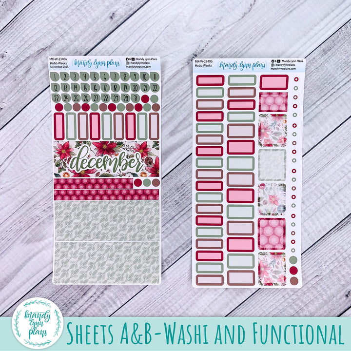 Hobonichi Weeks December 2025 Monthly Kit || Old Fashioned Christmas || MK-W-2340