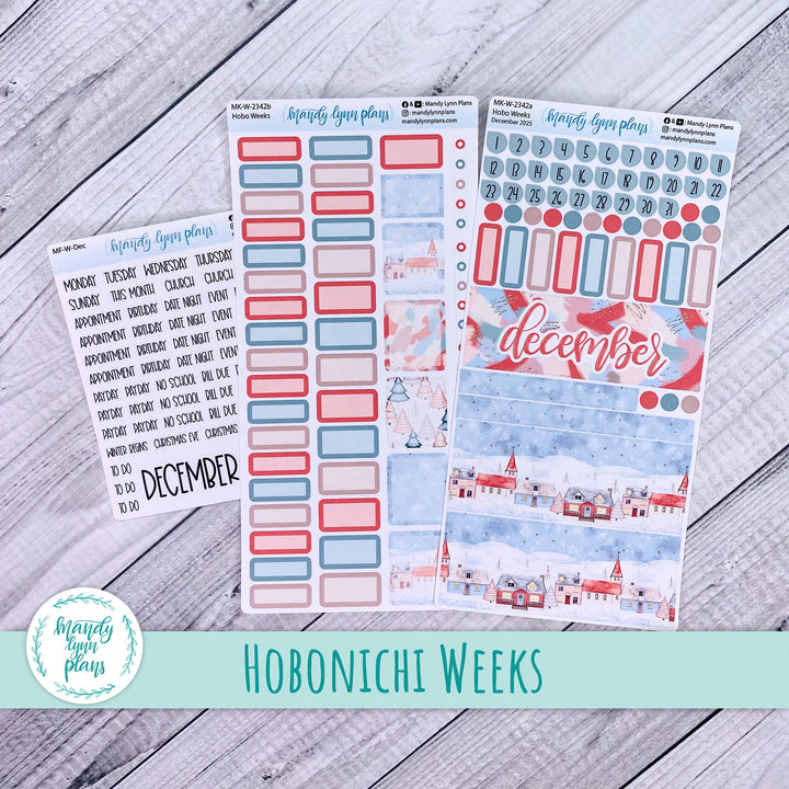 Hobonichi Weeks December 2025 Monthly Kit || Snow Day || MK-W-2342
