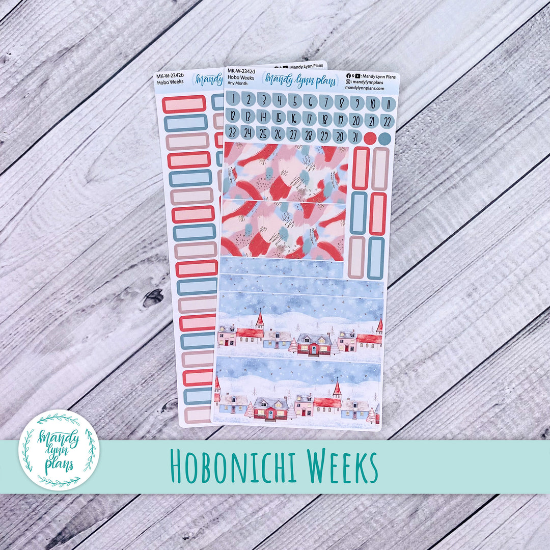 Any Month Hobonichi Weeks Monthly Kit || Snow Day || MK-W-2342