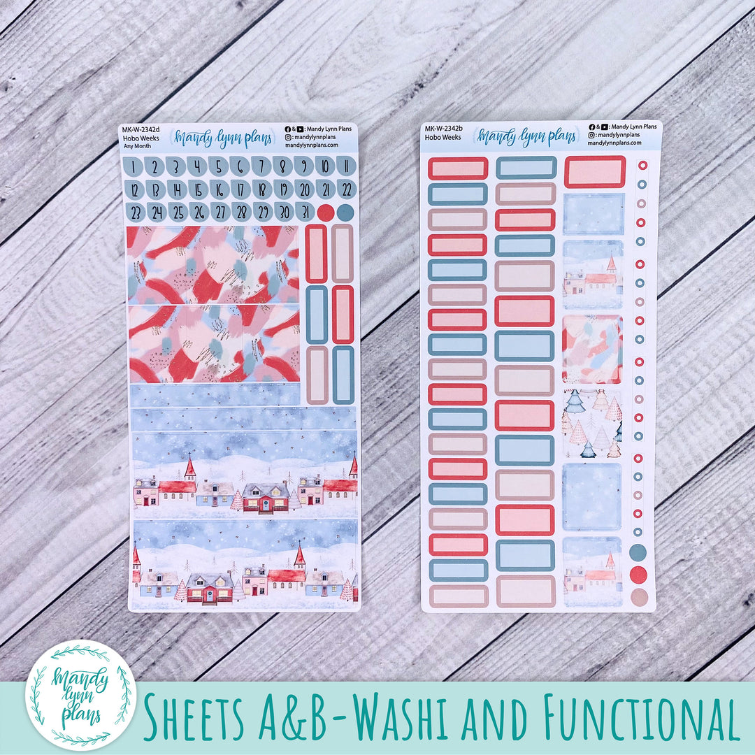 Any Month Hobonichi Weeks Monthly Kit || Snow Day || MK-W-2342