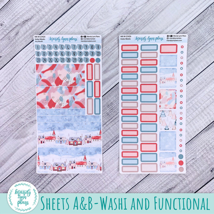 Any Month Hobonichi Weeks Monthly Kit || Snow Day || MK-W-2342