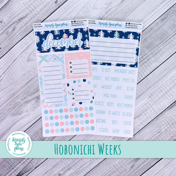 December Hobonichi Weeks Dashboard || Winter Cheer || R-W-2339