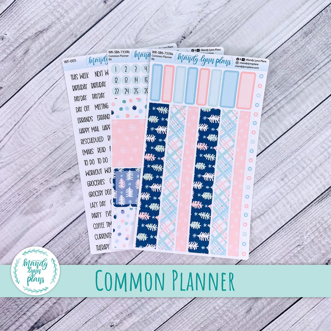 A5, B6, N1 & N2 Common Planner Weekly Kit || Winter Cheer || 339