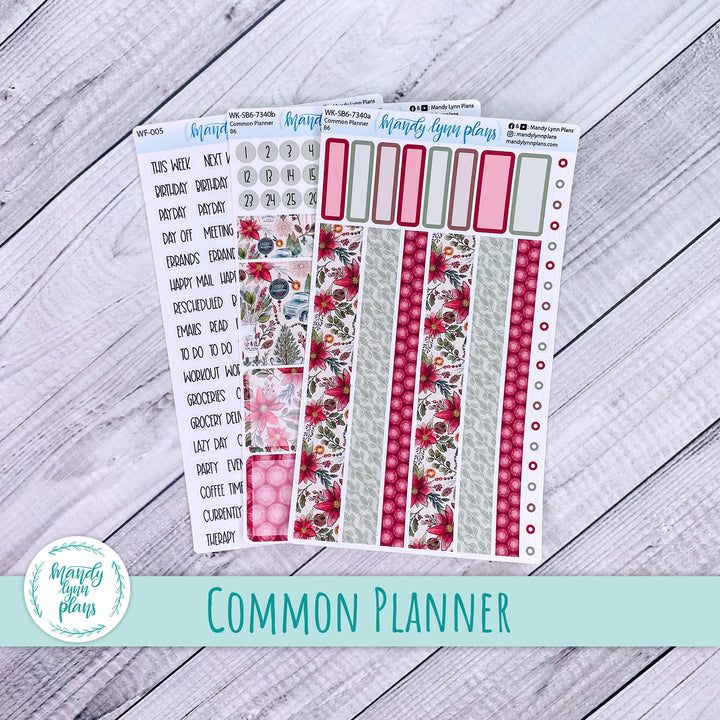 A5, B6, N1 & N2 Common Planner Weekly Kit || Old Fashioned Christmas || 340