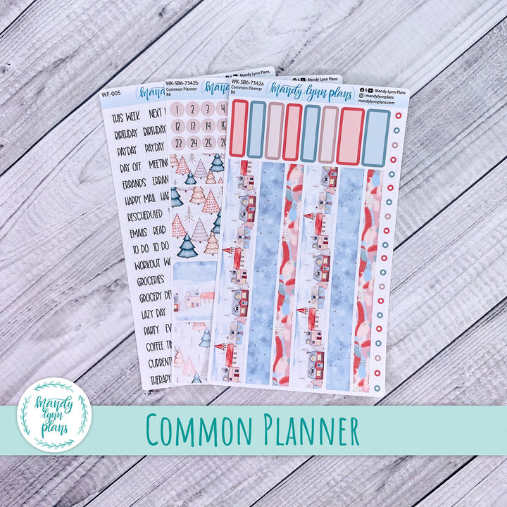 A5, B6, N1 & N2 Common Planner Weekly Kit || Snow Day || 342