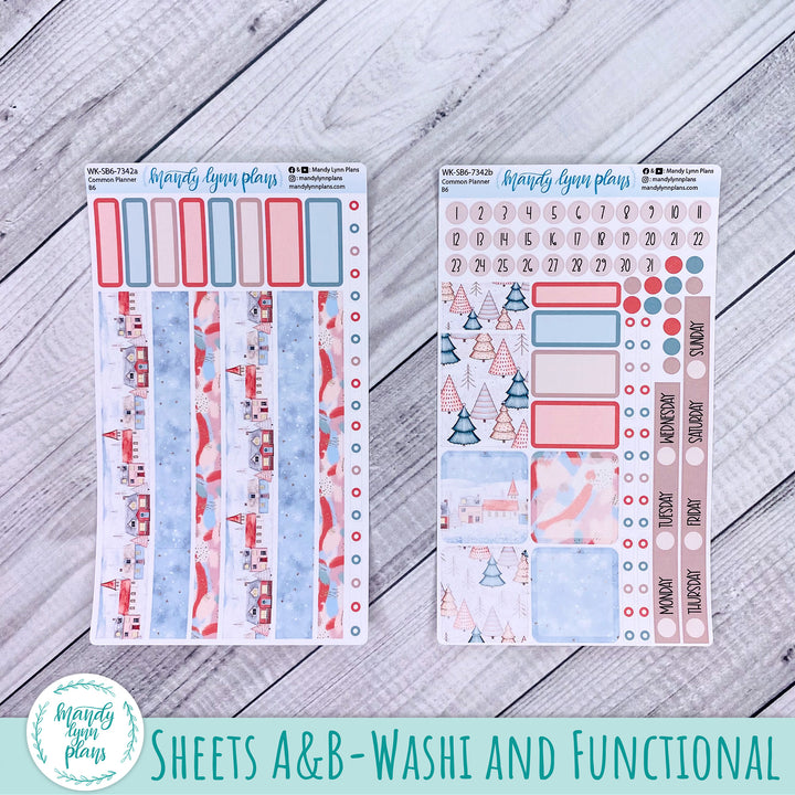 A5, B6, N1 & N2 Common Planner Weekly Kit || Snow Day || 342
