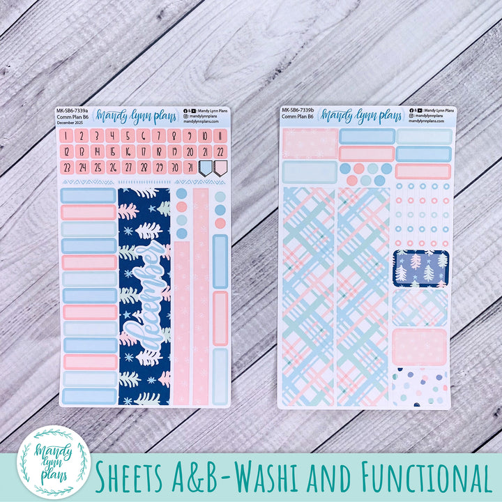 December 2025 Common Planner Monthly Kit || Winter Cheer || 339