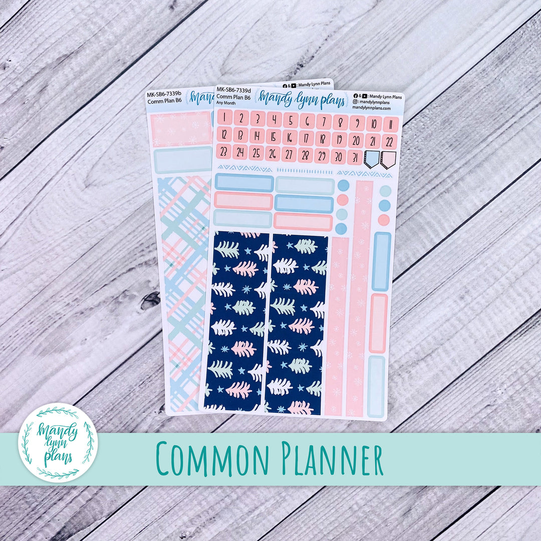 Any Month Common Planner Monthly Kit || Winter Cheer || 339