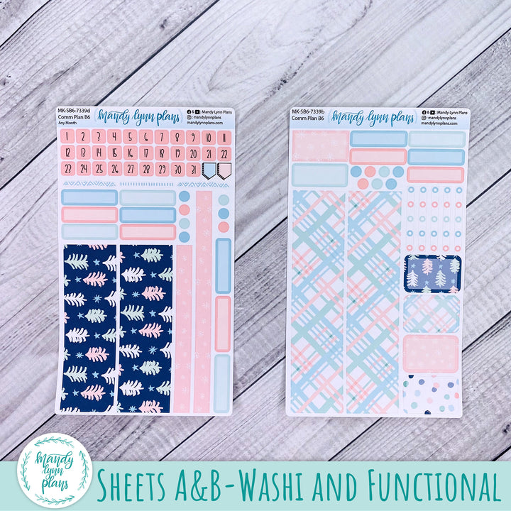 Any Month Common Planner Monthly Kit || Winter Cheer || 339