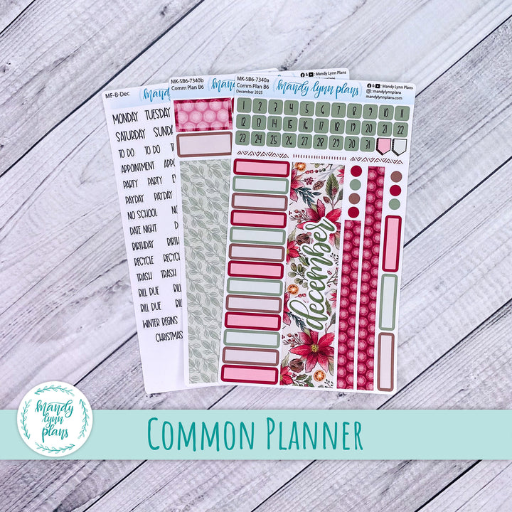 December 2025 Common Planner Monthly Kit || Old Fashioned Christmas || 340
