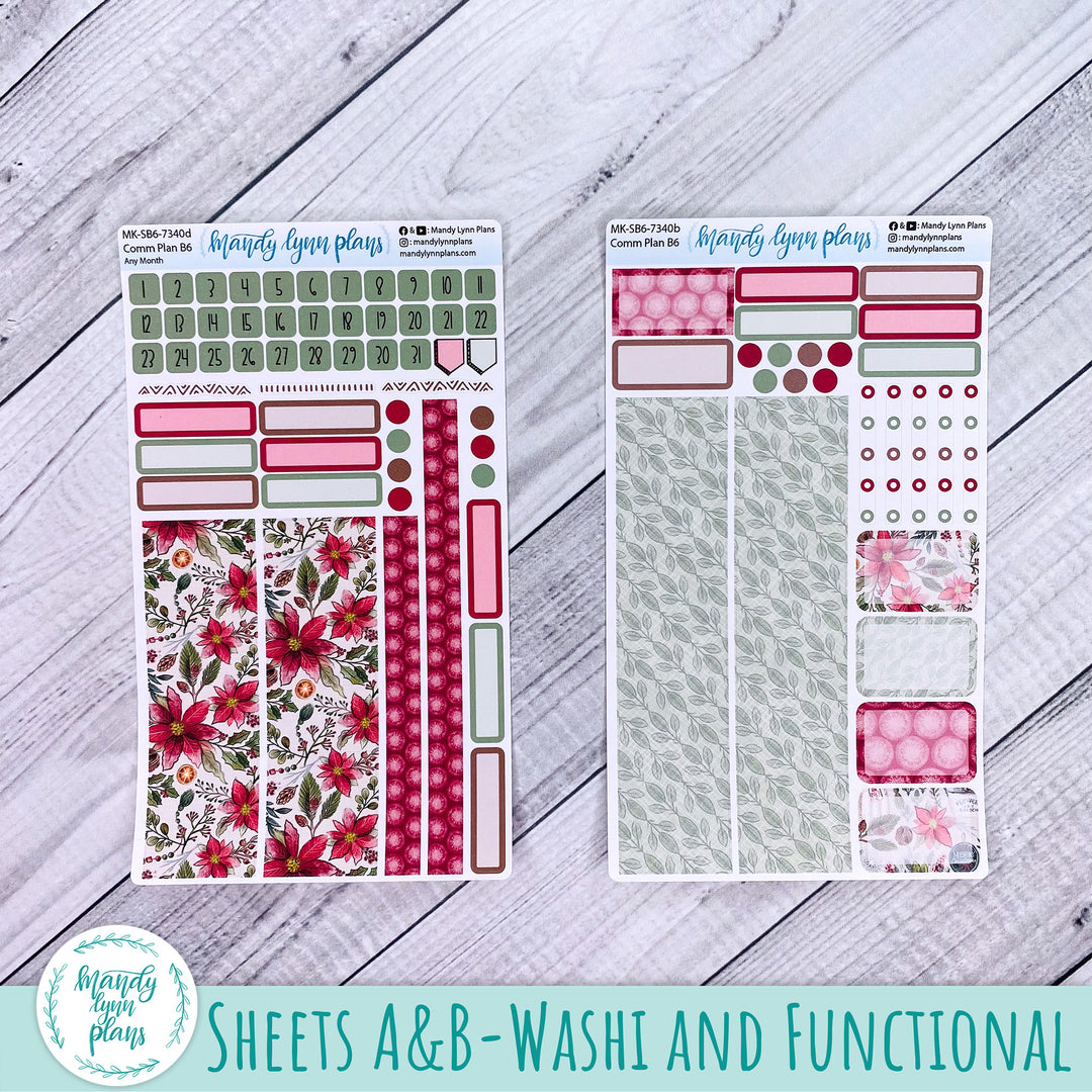 Any Month Common Planner Monthly Kit || Old Fashioned Christmas || 340