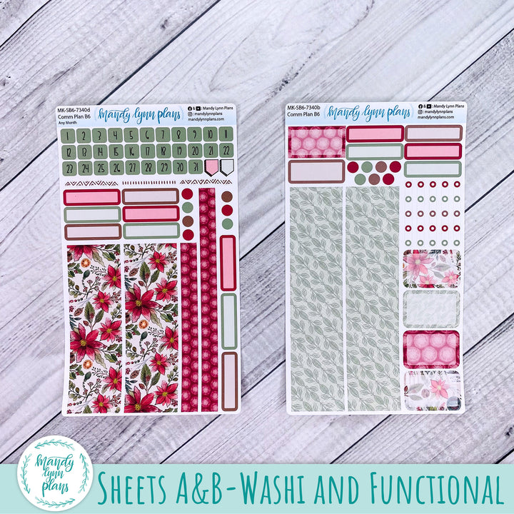 Any Month Common Planner Monthly Kit || Old Fashioned Christmas || 340