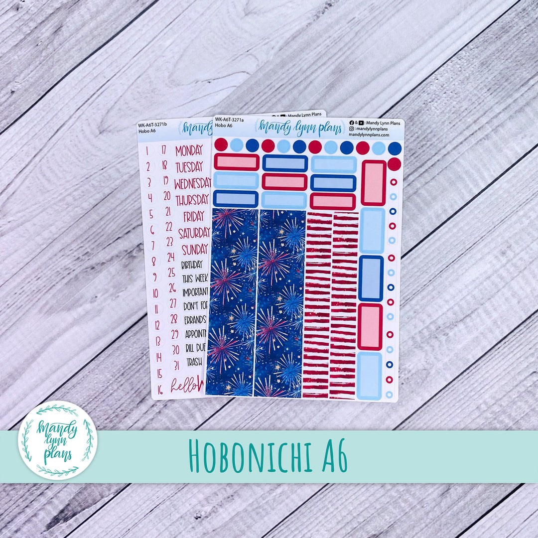 Hobonichi A6 Weekly Kit || Stars and Stripes || WK-A6T-3271