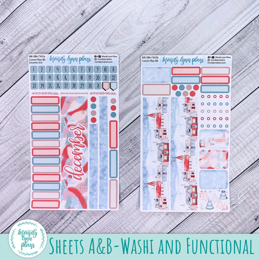 December 2025 Common Planner Monthly Kit || Snow Day || 342