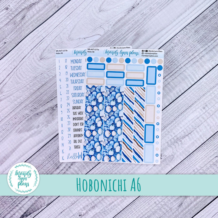 Hobonichi A6 Weekly Kit || Seashells || WK-A6T-3273