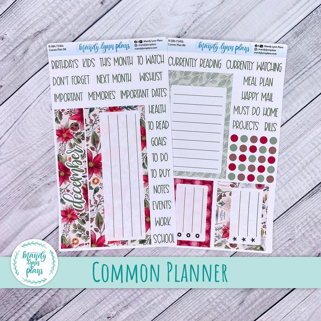 December Common Planner Dashboard || Old Fashioned Christmas || 340