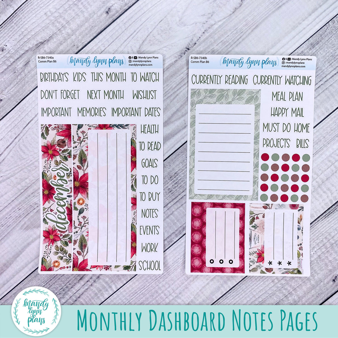 December Common Planner Dashboard || Old Fashioned Christmas || 340