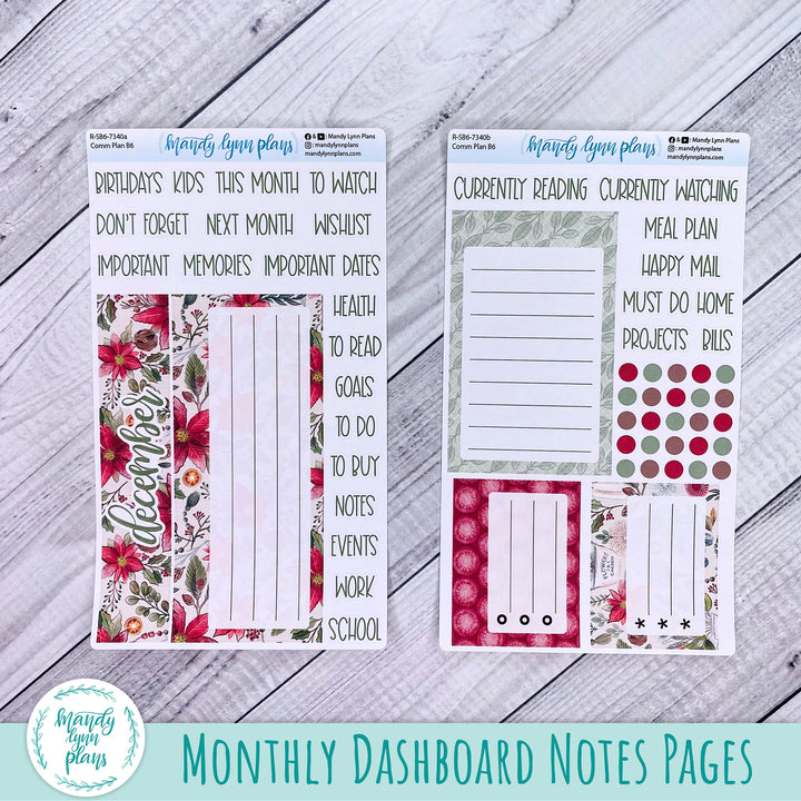December Common Planner Dashboard || Old Fashioned Christmas || 340