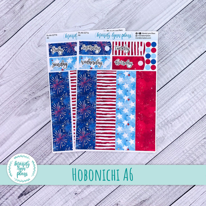 A6 Daily Kit || Stars and Stripes || DL-A6-3271