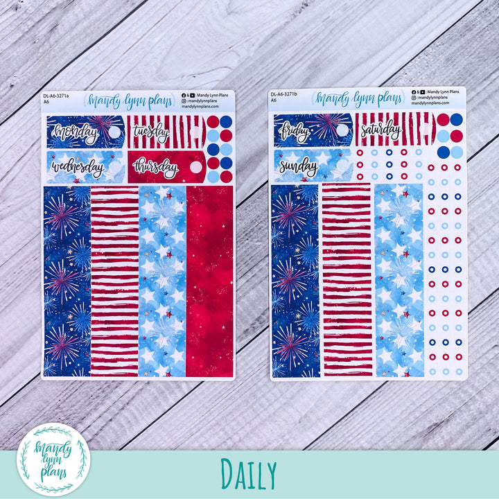 A6 Daily Kit || Stars and Stripes || DL-A6-3271