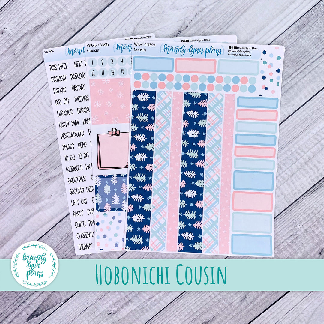 Hobonichi Cousin Weekly Kit || Winter Cheer || WK-C-1339