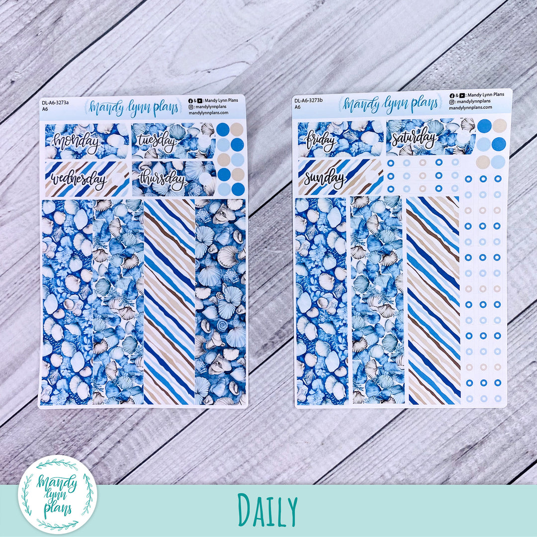 A6 Daily Kit || Seashells || DL-A6-3273