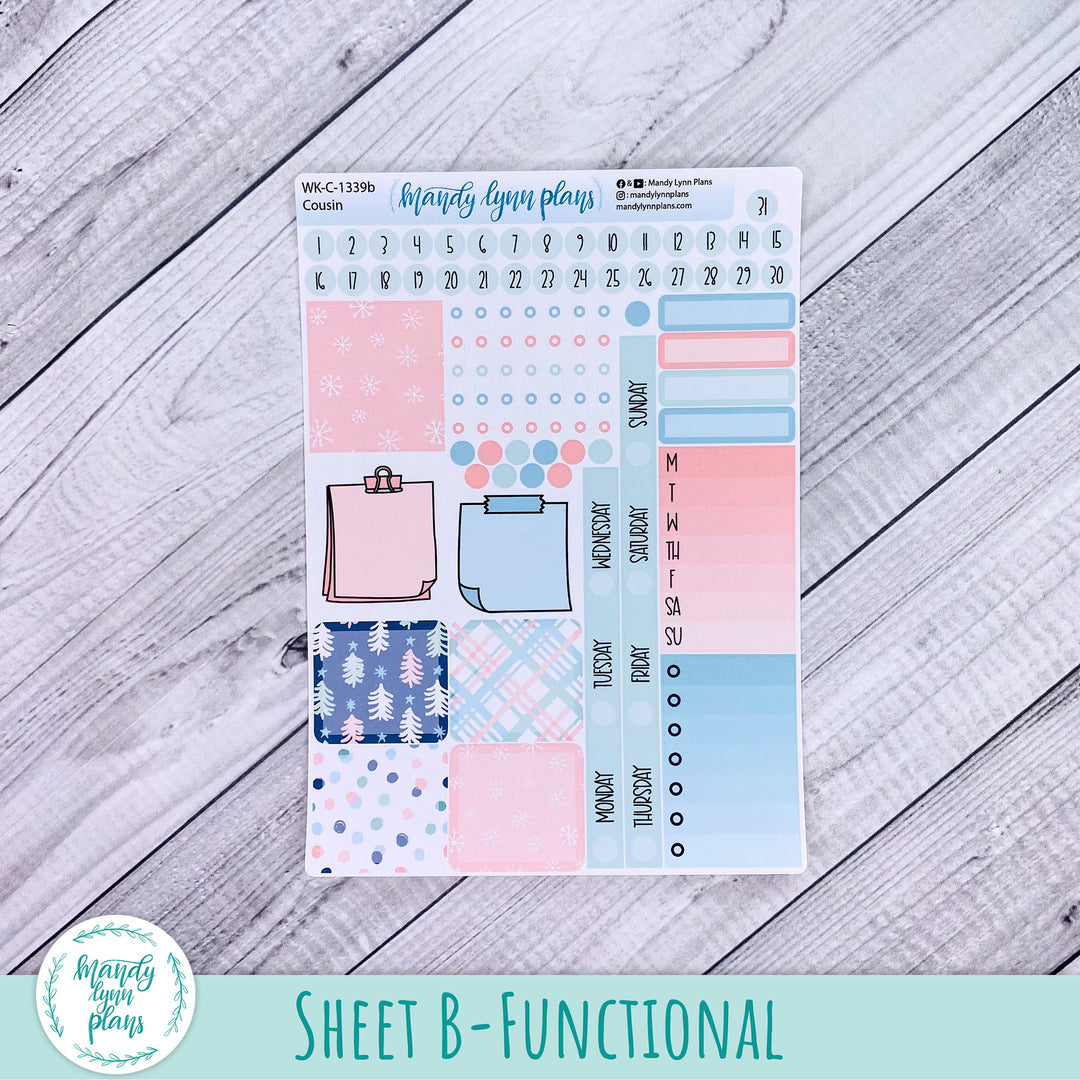 Hobonichi Cousin Weekly Kit || Winter Cheer || WK-C-1339