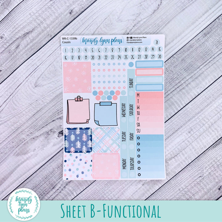 Hobonichi Cousin Weekly Kit || Winter Cheer || WK-C-1339
