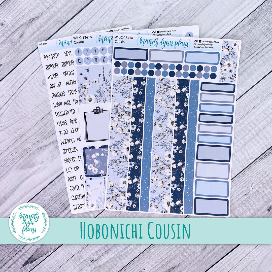 Hobonichi Cousin Weekly Kit || Winter Blues || WK-C-1341