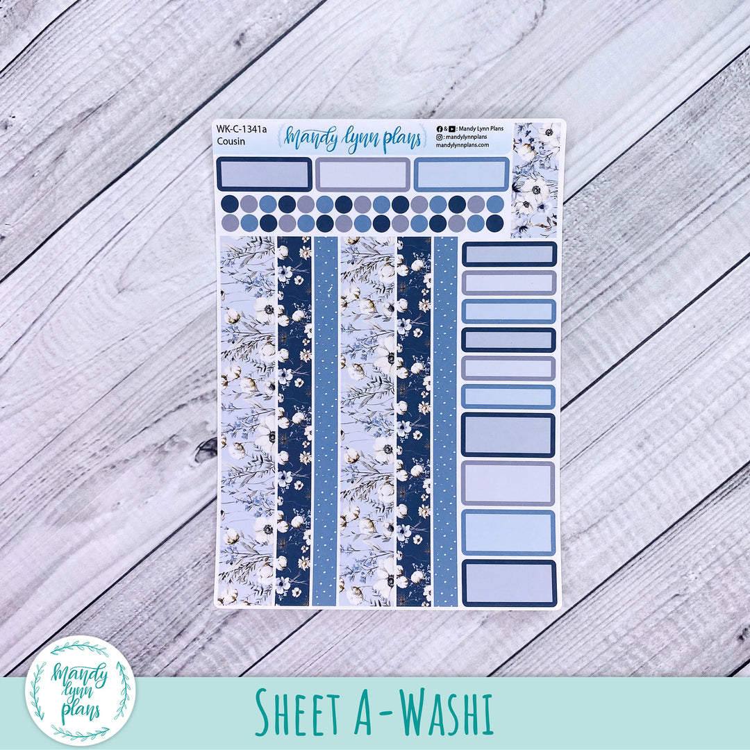 Hobonichi Cousin Weekly Kit || Winter Blues || WK-C-1341