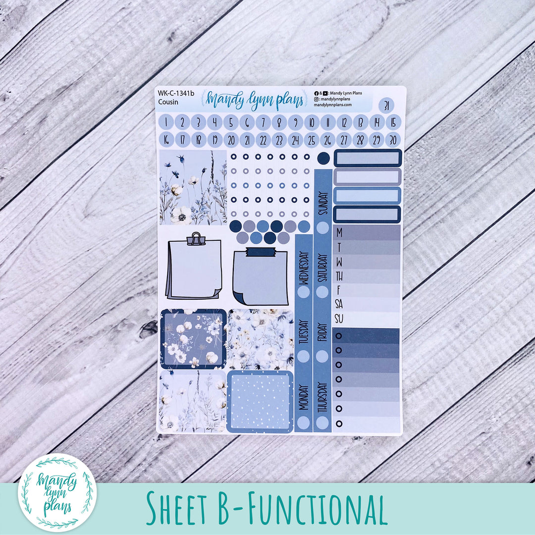 Hobonichi Cousin Weekly Kit || Winter Blues || WK-C-1341