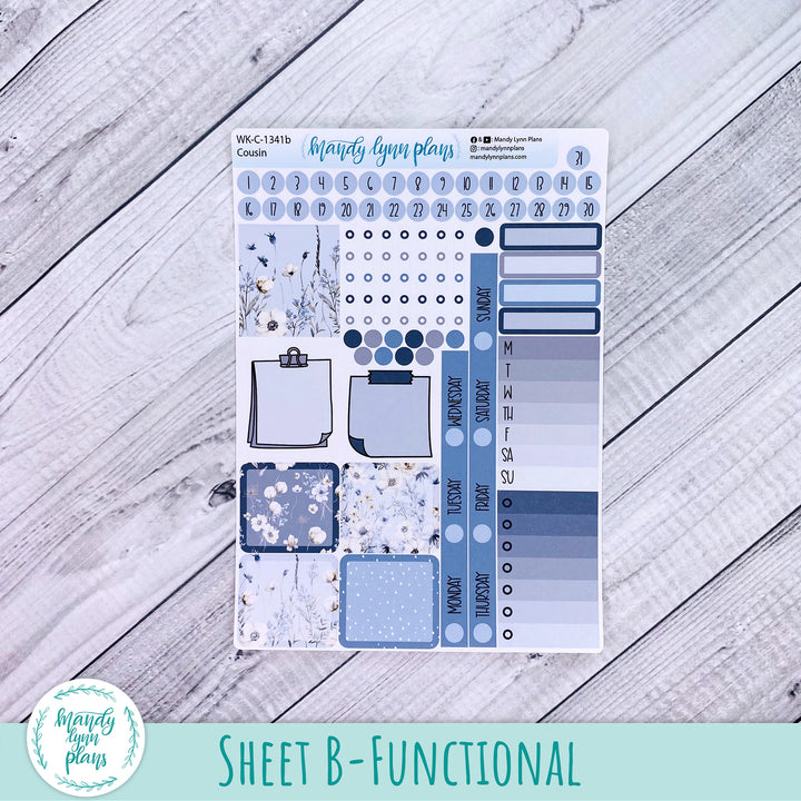 Hobonichi Cousin Weekly Kit || Winter Blues || WK-C-1341