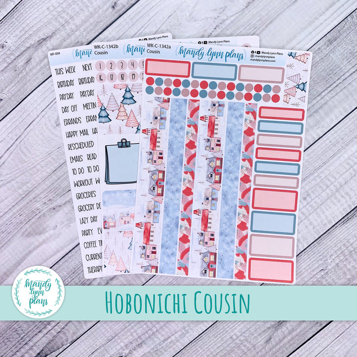 Hobonichi Cousin Weekly Kit || Snow Day || WK-C-1342